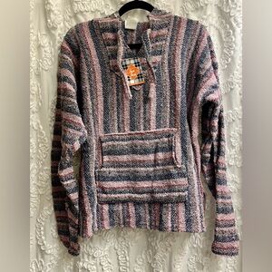 NWT Authentic Baja hoodie size L made in Mexico